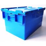 Blue Grey Green 60L Plastic Storage Container With Lid for sale