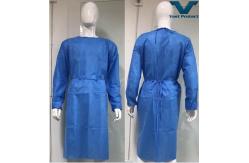 China Quick Moisture Transmission CE Hydroponic Medical Protective Disposable SMS Isolation Gown supplier