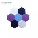 Hexagon Eco-Friendly Polyester Fiber Acoustic Panel for Multi-scene Decoration for sale