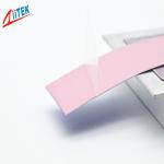 Thermal Conductive Phase Change Materials Interface Pad Pink Low Resistance For LED Power Supply for sale