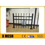 48'' Commercial Wrought Iron Fence ASTM F2408  Powder Coated for sale
