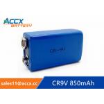 CR9V 850mAh 9v lithium battery for Alarms and security devices for sale