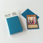 Tcg / Naruto Color Card Sleeves Solid Blue CPP Trading Card Protector for sale