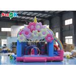 Sayok Flower Theme Inflatable Bouncing Trampoline With Slide Inflatable Bounce House Bouncing Jumpers