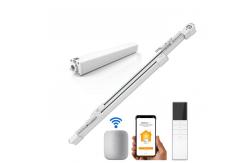 China Extendable 3m Bendable Curtain Track  Phone App Control supplier