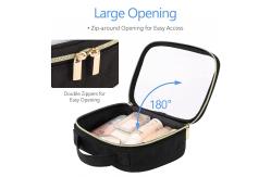 China Toiletry Bag with Handle Large Opening Clear Toiletry Bags Fit Carry-on supplier