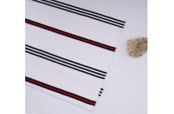 China Healthy And Breathable And Comfortable Striped Knit Fabric For T-Shirt supplier