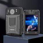 4G Ultra Definition 1080P30fps Android 12.0 Body Camera With Bluetooth 5.0 GPS for sale