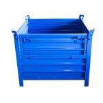 Rigid Corrugated Steel Containers Bins With Half Drop Gate 1T Load for sale
