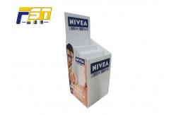 China Light Weight Cardboard Paper Dump Bins , Various Styles Recycling For Skin Lotion supplier