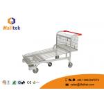 Heavy Duty Industrial Material Handling Trolley Transport Cargo Trolley With 5 Wheels for sale