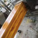 Customized FRP Pultruded Square Wooden Tube For Building Construction for sale