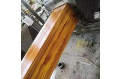China Customized FRP Pultruded Square Wooden Tube For Building Construction supplier