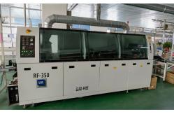 China 3 Zones 350mm PCB Wave Soldering Machine 400kg Solder Pot supplier
