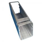 Electric Aluminum Heatsink Extrusion Profiles 6060 Anodized T4 / T5 / T6 / T66 for sale