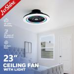Experience the Best of Both Worlds with Our 23 Inches LED Ceiling Fan and DC Motor for sale