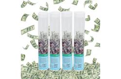 China 12-36 Inch Euro Money Filler Biodegradable Dollar Party Popper Confetti Cannon supplier