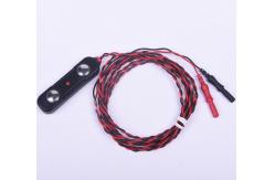 China Black Bar Electrode With Two 9 Mm Convex Disc Contacts Spaced 30mm Apart supplier