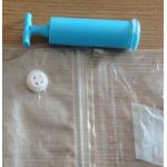Food Grade NY PE Clear Vacuum Seal Food Packaging Bag With Air Pump for sale