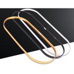 Brushed  Aluminium Profile Oval Mirror Aluminum Frame For Furniture for sale