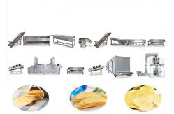 China HFD Manufacturer Automatic Chips Making Machine Potato Chips Making Plant supplier