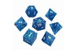 China Hollow Maze Metal Dice Set DND Krusu'S Call RPG Multi Faceted supplier
