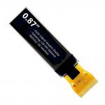 0.87 Inch 128x32 Small OLED Display IIC Interface White Text for sale