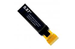 China 0.87 Inch 128x32 Small OLED Display IIC Interface White Text supplier