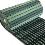 Open Grid Drainage Non Slip PVC Flooring Rolls 8mm For Swimming Pools for sale