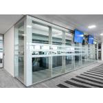 Modern Office Environment Glass Partition Wall For Soundproofing Office Partition for sale