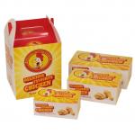 Takeout fried chicken box food grade customized logo biodegradable white cardboard packaging box for sale