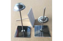China 2.7X63mm Aluminm Self Stick Insulation Pins To Fix Rock Wool supplier