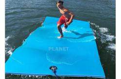 China Yellow Inflatable Water Games Sea Pool EVA Floating Mat supplier