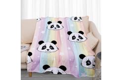 China Hypoallergenic Fuzzy Flannel Plush Blanket 100% Polyester For Home supplier