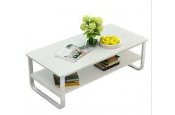 China Practical Exquisite Modern Rectangular Coffee Table Sturdy Construction supplier