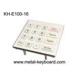 16 Keys 4X4 Matrix Metal Keypad Laser Engraved Characters For Access Control System for sale