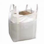 Big PP Woven FIBC Bulk Bag 1 Ton 1.5 Ton Collapsible White Black Blue for sale