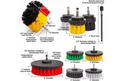 China 37 pieces brush attachment drill set, power scrubber drill brush kit supplier