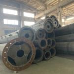 Galvanized 15M Wind Power Pole Tower Wind Turbines Steel Transmission Pole