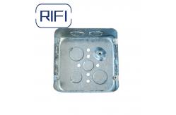 China 4x4 Square Electrical Junction Conduit Switch Outlet Pre-Galvanized Metal Box supplier