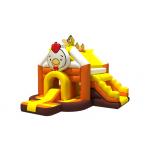 Tarpaulin Chicken Cartoon Inflatable Bounce House Slide Combo Inflatable Playground for sale