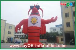 China Lobster Inflatable Character , Customized Moving Inflatable Mascot supplier