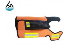 China Durable Orange 5mm Neoprene Dog Coats Winter Anti Cutting Strong Support supplier