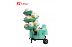 China S6526 Automatic Soccer Ball Launcher Machine , AC 100V Football Toss Machine supplier