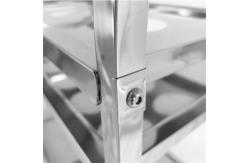 China                  High Quality Stainless Steel Removable Trolly with Four Wheels              supplier