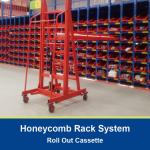 Roll Out Cassette Rack Honeycomb Rack Long Products Racking Cantilever Rack Warehouse Storage Racking for sale
