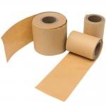 Brown 80GSM 90GSM Custom Printed  Kraft Paper Roll Virgin Pulp