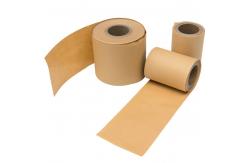 China Brown 80GSM 90GSM Custom Printed  Kraft Paper Roll Virgin Pulp supplier