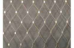 China Stainless Steel Safety Netting Anti Alkali With Cable Mesh 4.0 Mm Wire supplier