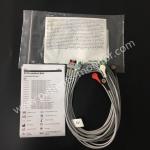 GE Multi - Link ECG Lead Wire Replaceable Set 5 Lead Snap AHA 130cm 51 In American Standard 4411200-002 for sale